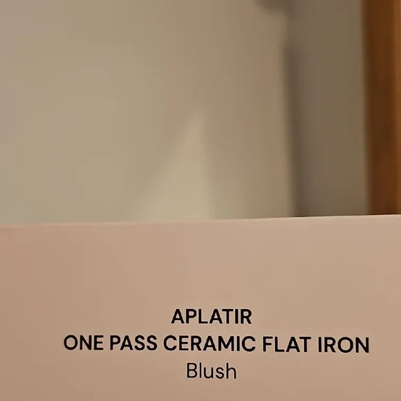 L'ange One Pass Hair Aplatir Ceramic 1" Flat Iron Pink blush color - Picture 6 of 14